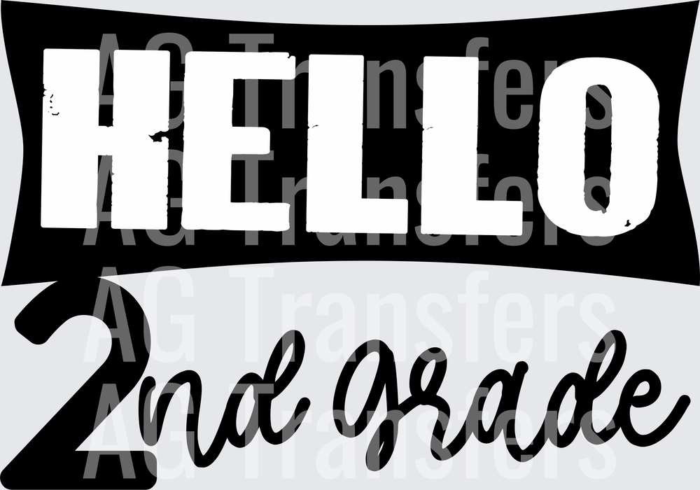 Hello Grade Level BANNER 2nd Grade