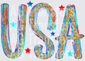 USA BRUSH GLITTER