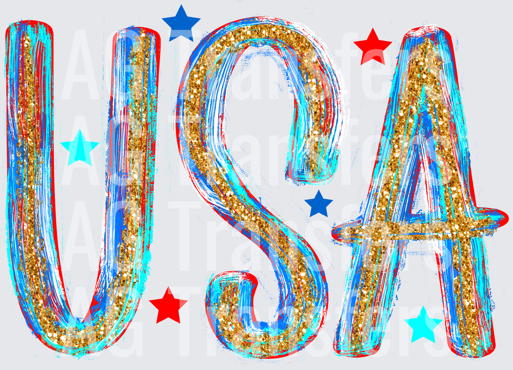 USA BRUSH GLITTER