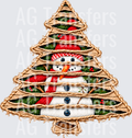 SNOWMAN TREE FAUX YARN
