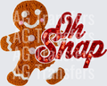 OH SNAP GINGERBREAD FAUX YARN SEQUINS (1)