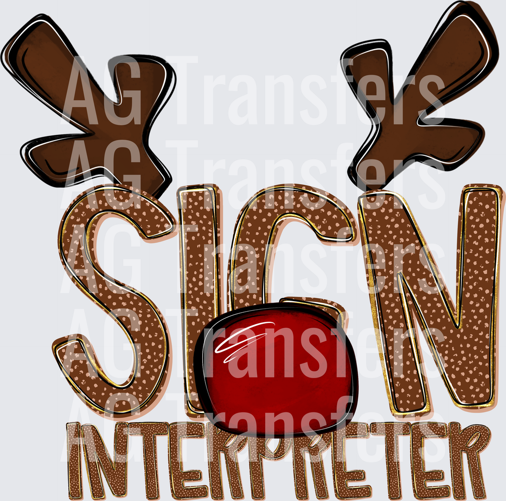 SIGN INTERPRETER