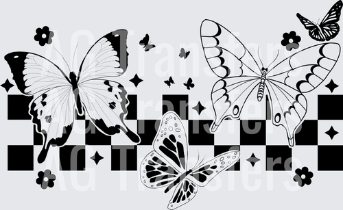 CHECKERED BUTTERFLY