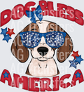 Dog Bless America Beagle