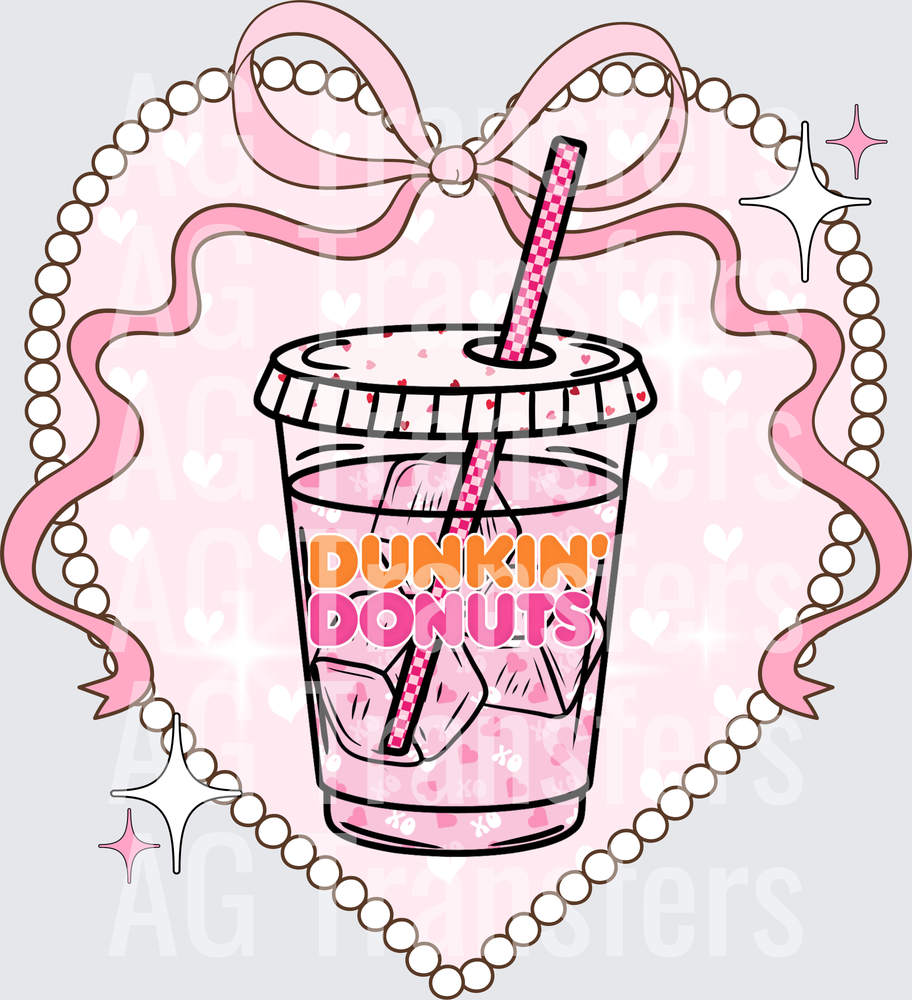 Dunkin. Heart frame