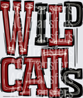 Wildcats Black and Cardinal Red