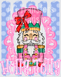 Holly Jolly nutcracker