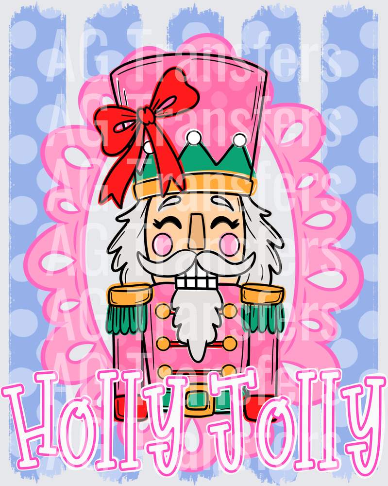 Holly Jolly nutcracker