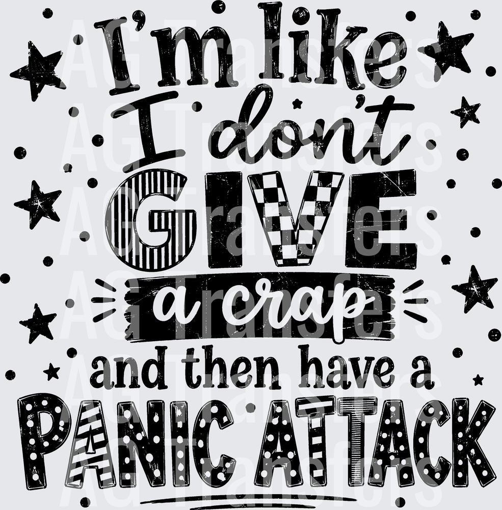 IM LIKE I DONT GIVE A CRAP
