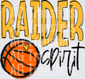 Team Go Spirit Raider Basketball Yellow Gold