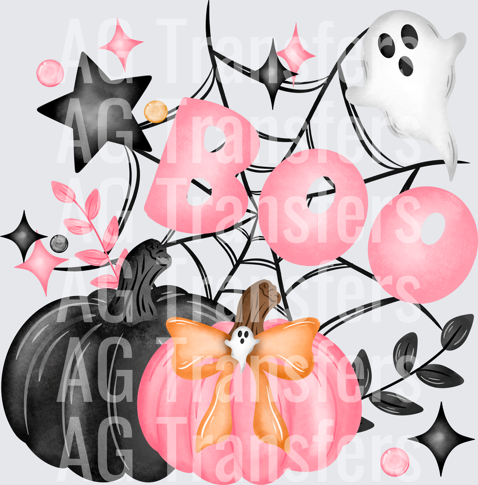 Pink and Black Halloween