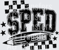 SPED PENCIL DISTRESSED