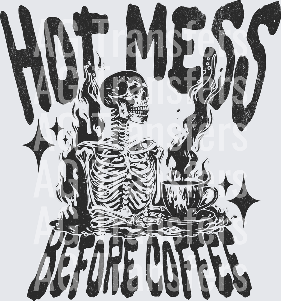 hot mess before coffee hwds