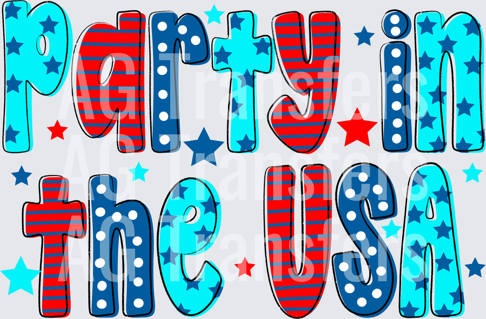 PARTY IN THE USA DOODLE