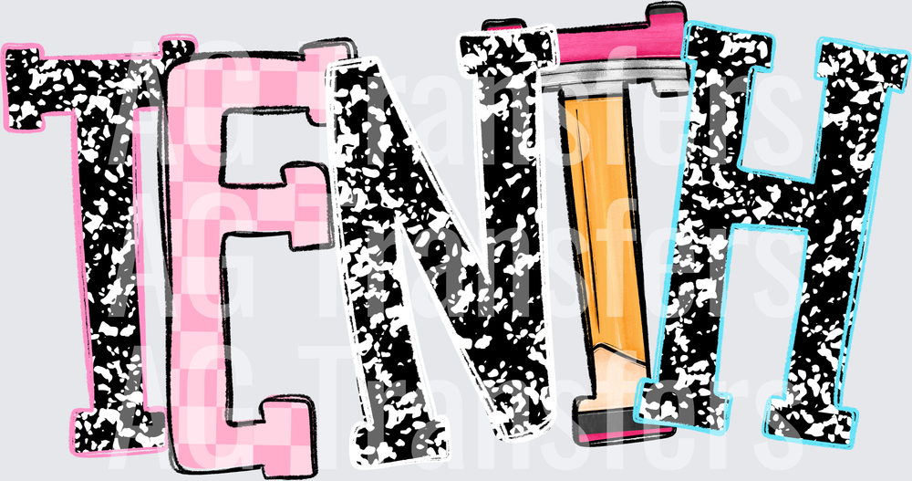 BACK TO SCHOOL PENNANT TENTH