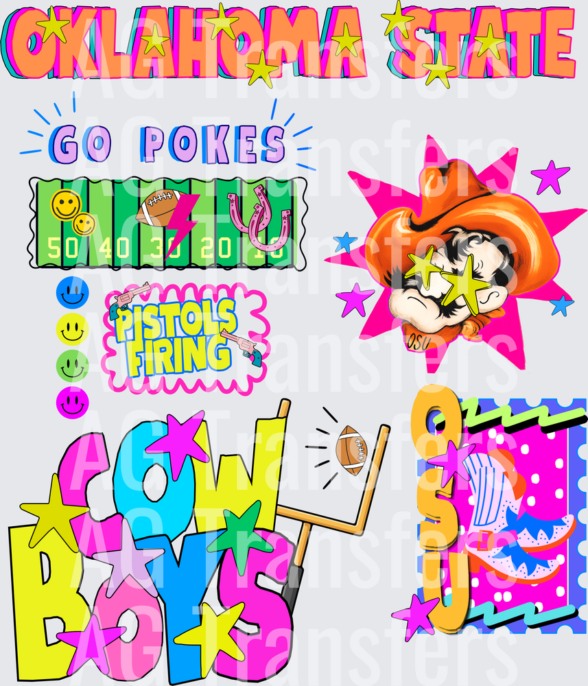OSU PREPPY DOODLE