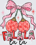 Fa la la ornament