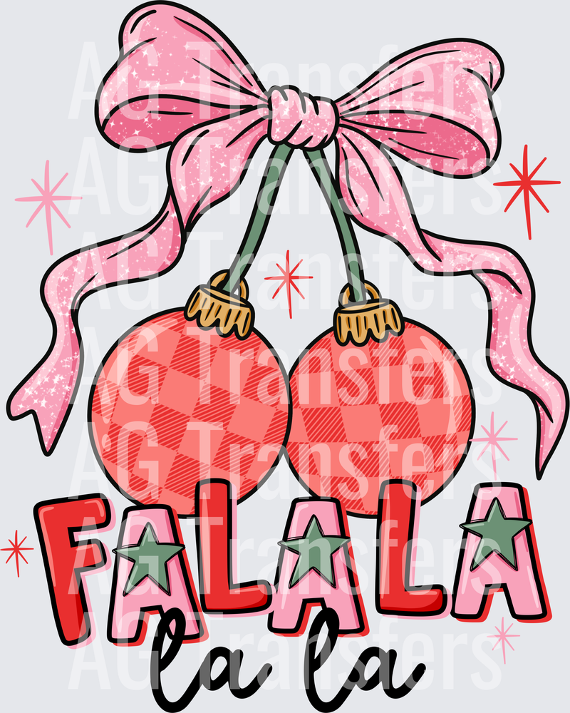 Fa la la ornament