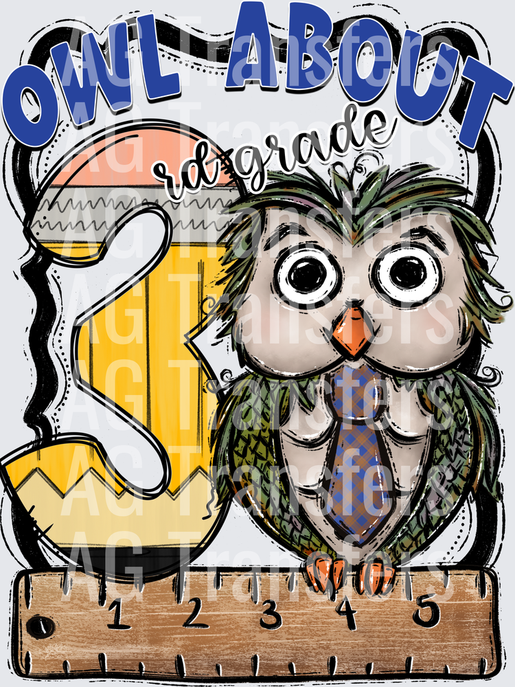 Owl About BLUE THIRD GRADE