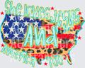 She loves Jesus and America too