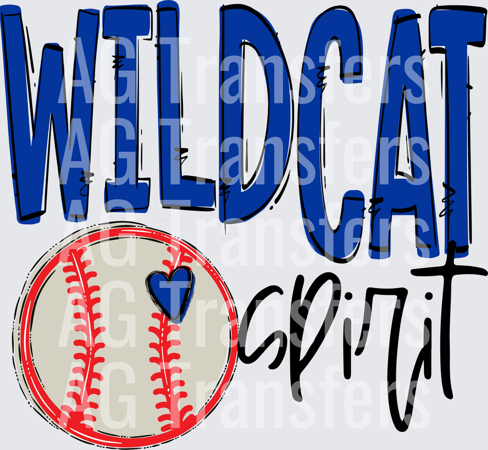 Team Go Spirit Wildcat Baseball Royal