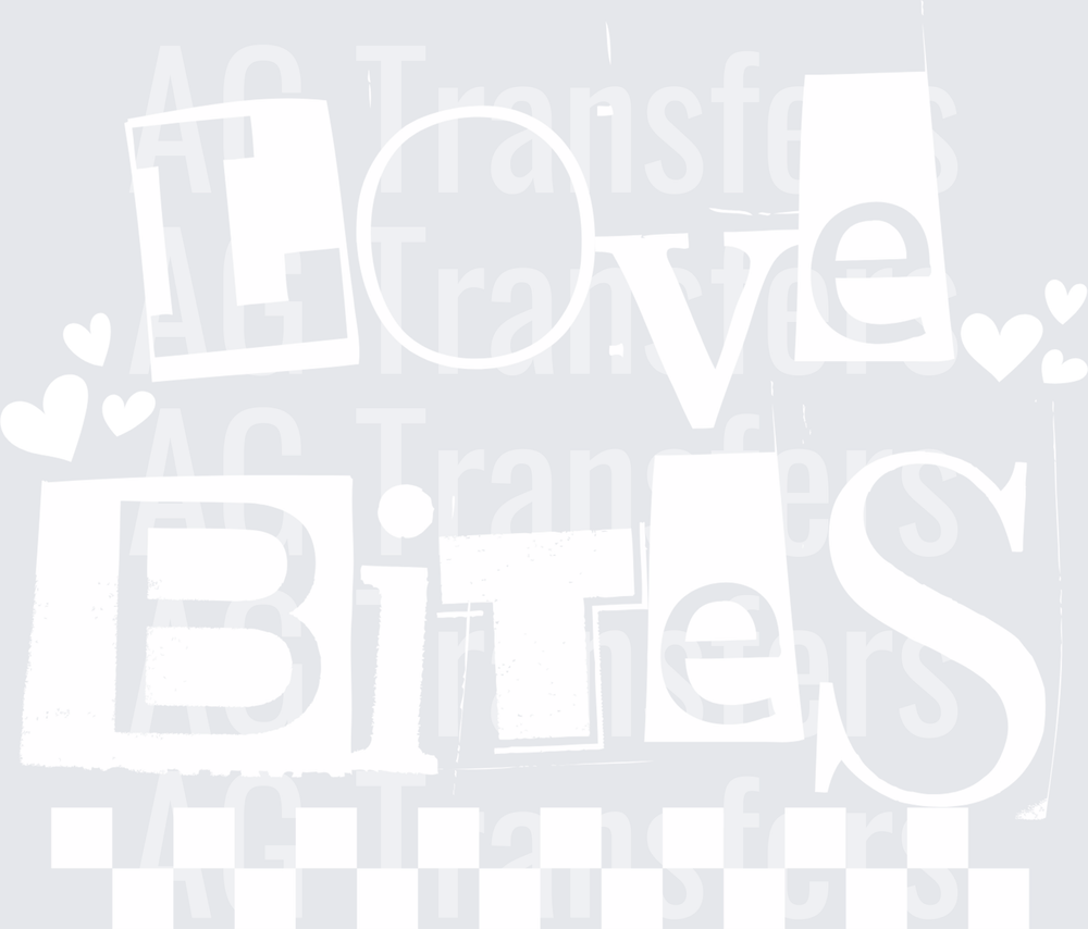 LOVE BITES WHITE FONT