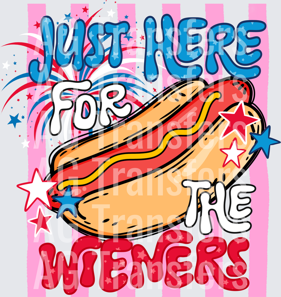 Just here for the wieners with stripes