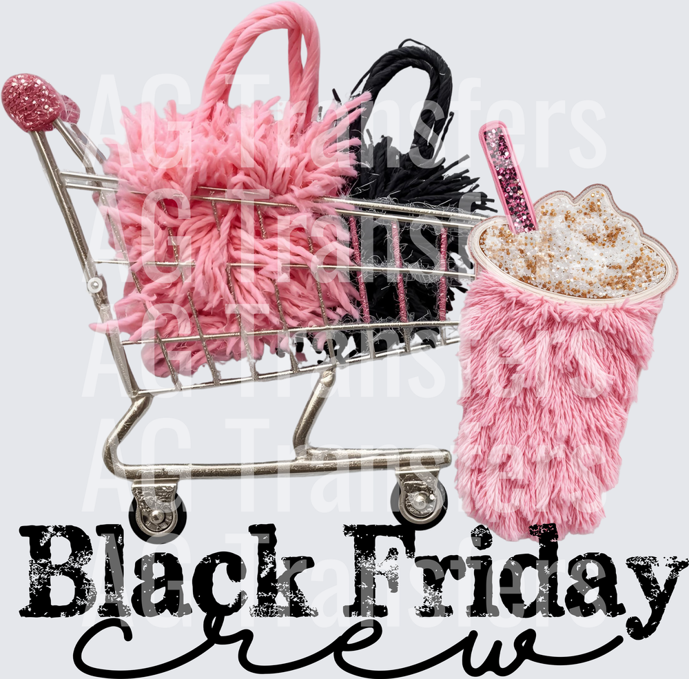 BLACK FRIDAY CREW FAUX YARN