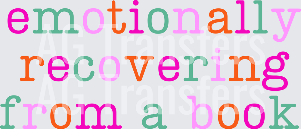EMOTIONALLY RECOVERING FROM A BOOK