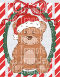 Bear frame red stripes