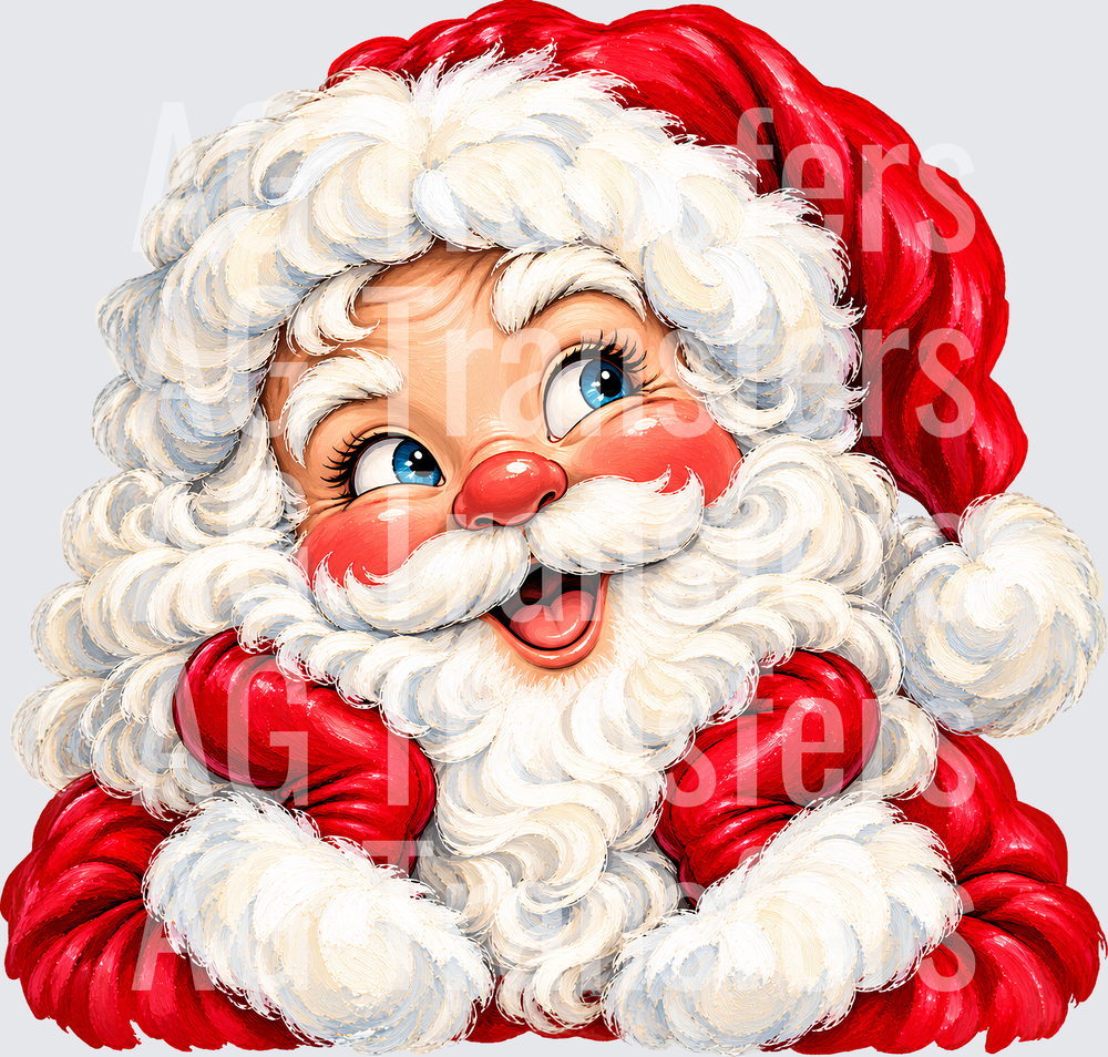 SANTA CUT FAUX PAINTE
