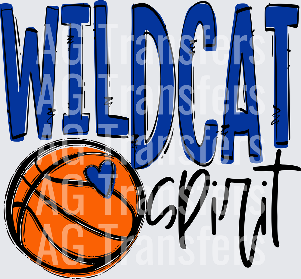 Team Go Spirit Wildcat Basketball Royal