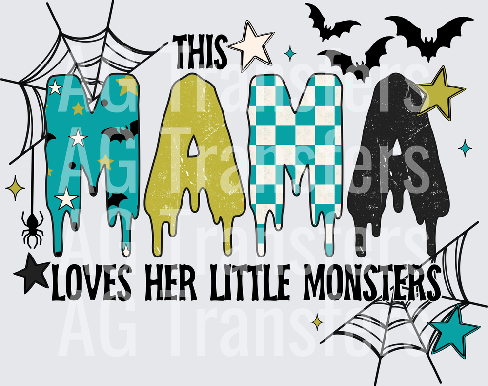 This mama loves her little monsters