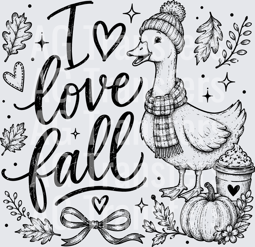 I LOVE FALL GOOSE