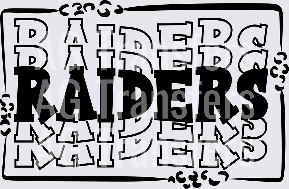 STACKED MASCOTS Raiders