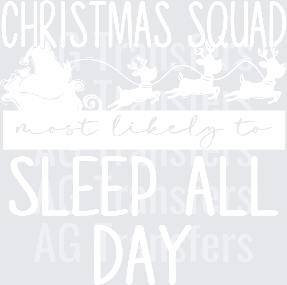 SleepAllDay White