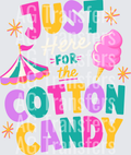Just Here for the Cotton Candy WHITE