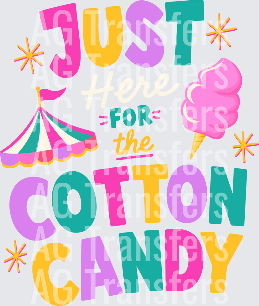Just Here for the Cotton Candy WHITE
