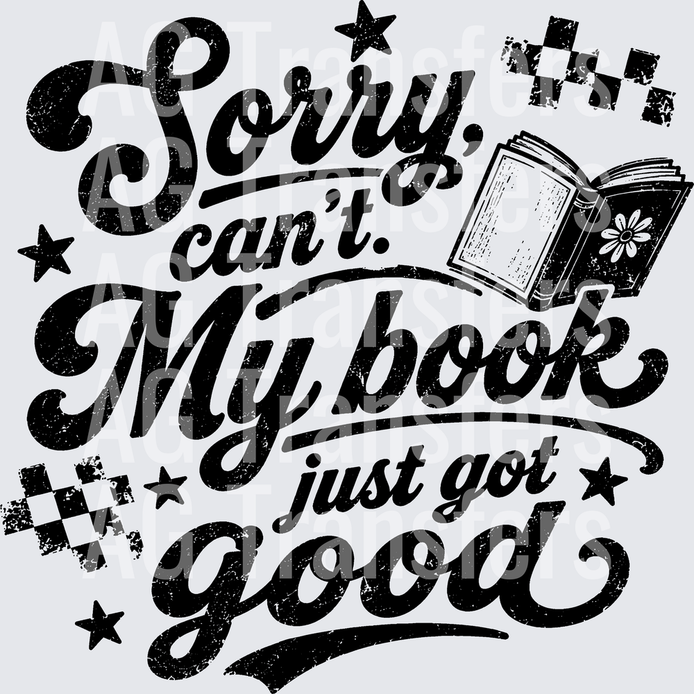 SORRY CANT MY BOOK JUST GOT GOOD