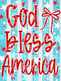God bless America with bow