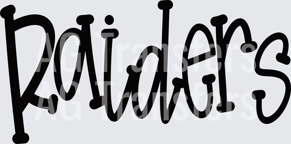 Funky Serif RAIDERS