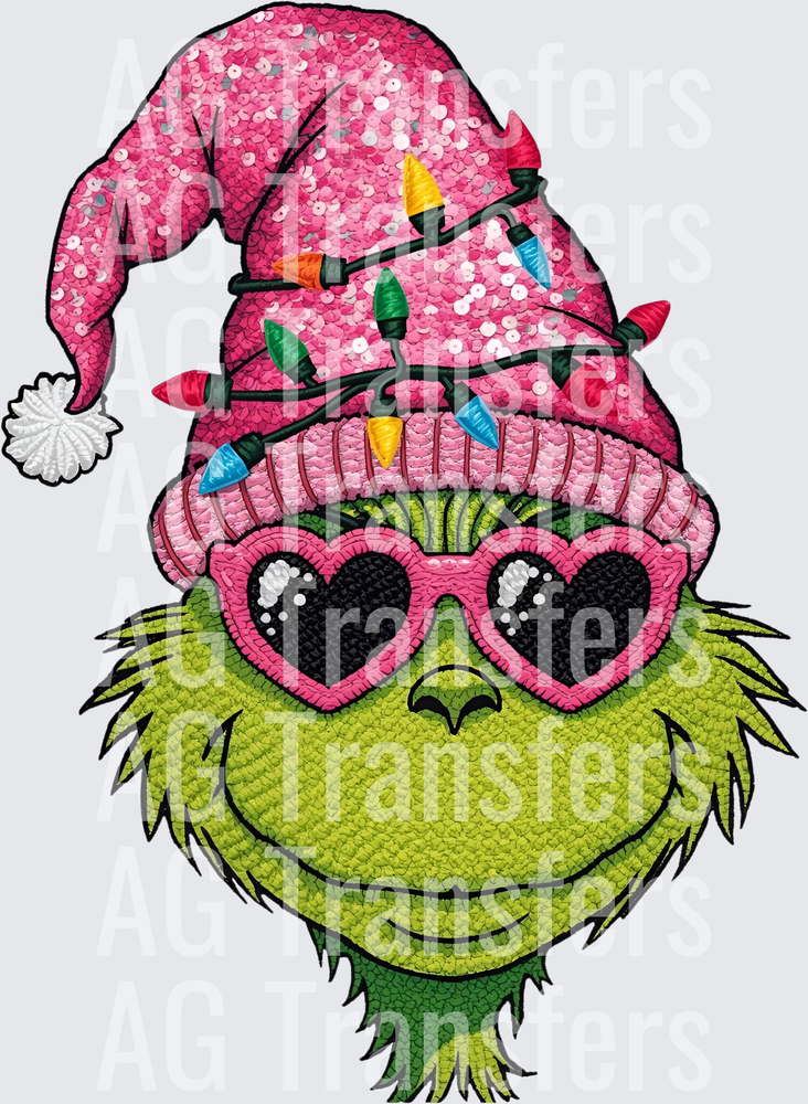 CHRISTMAS CHARACTER G PINK SUNGLASSES