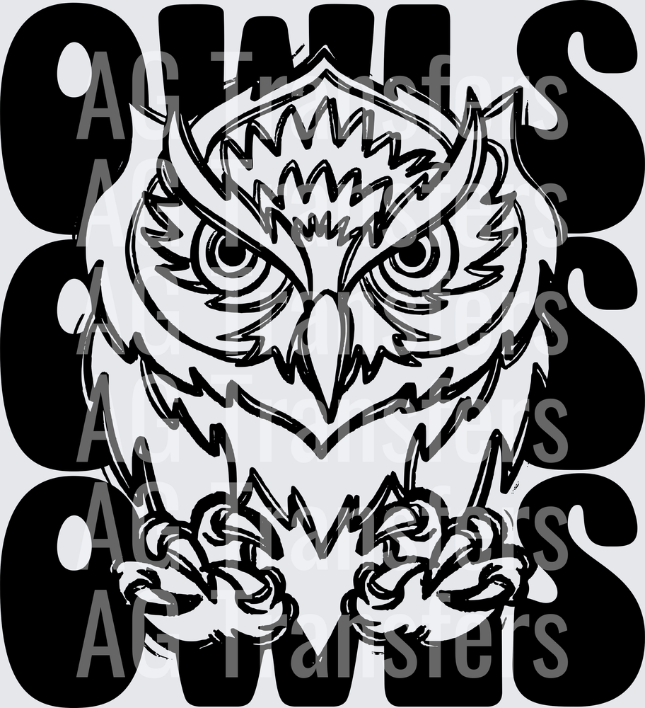 Stacked Mascots OWLS