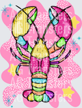 Colorful lobster.