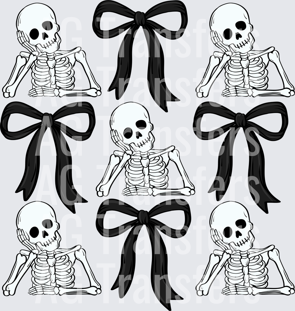 Skeleton and bow