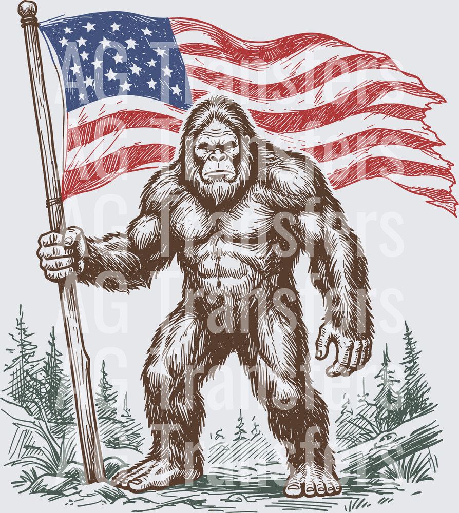 Patriotic Big Foot
