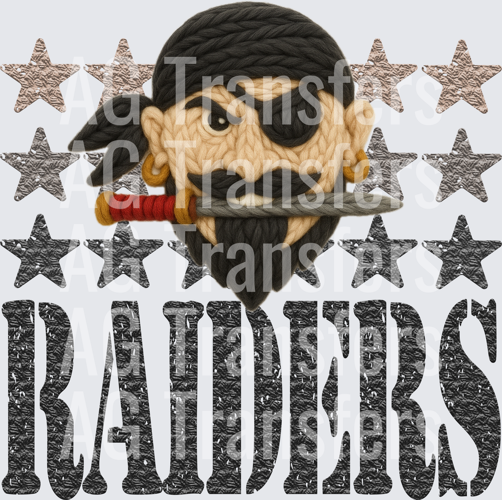 YARN MASCOTS RAIDERS