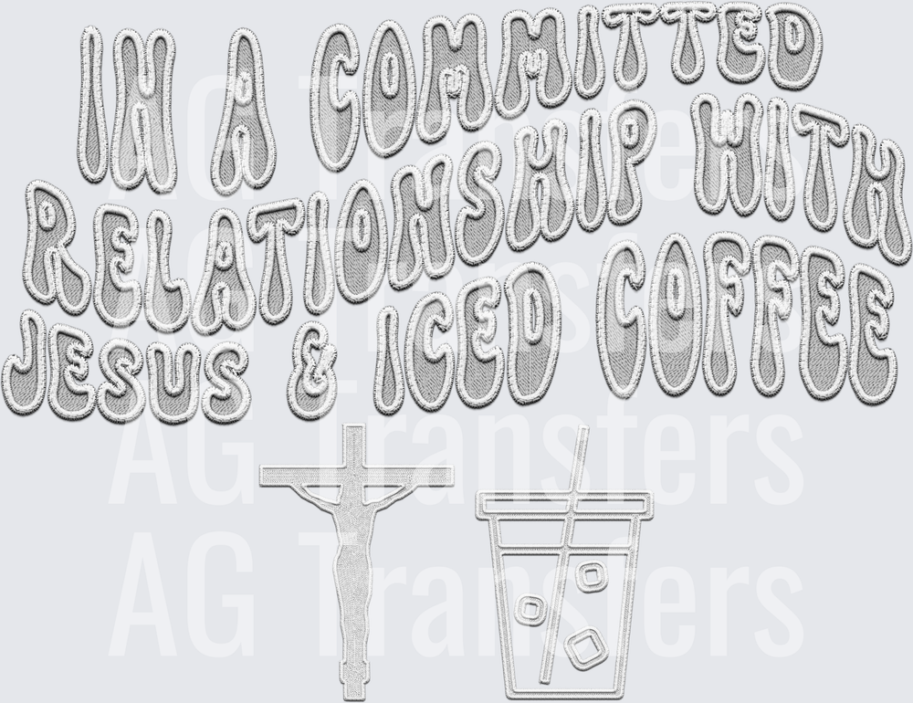 in a committed relationship jesus iced coffee SILVER