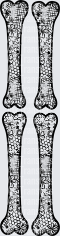 Lace skeleton sleeves