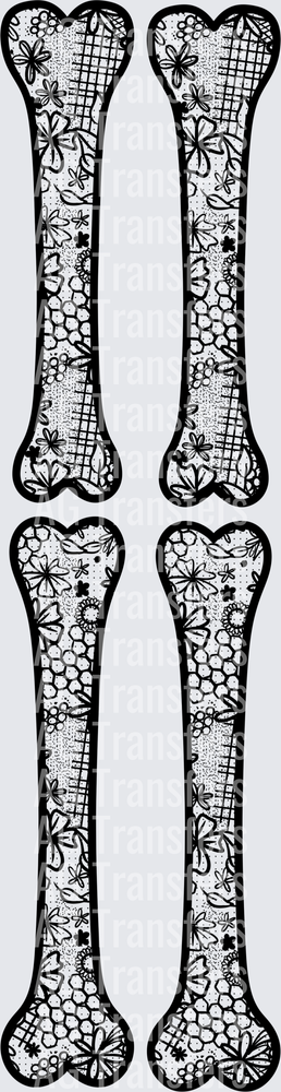 Lace skeleton sleeves